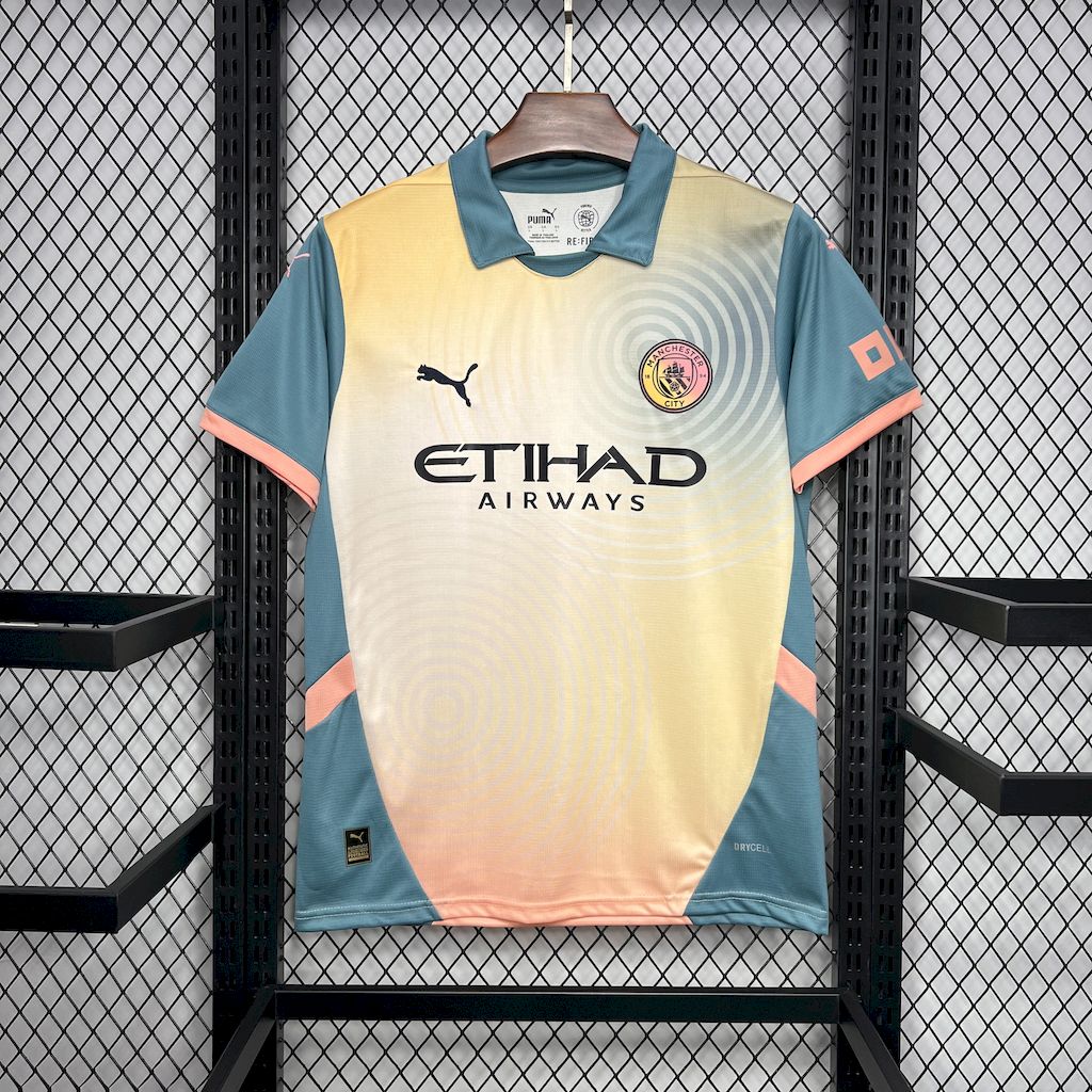 Manchester City Fourth Away Soccer Jersey 2024/25